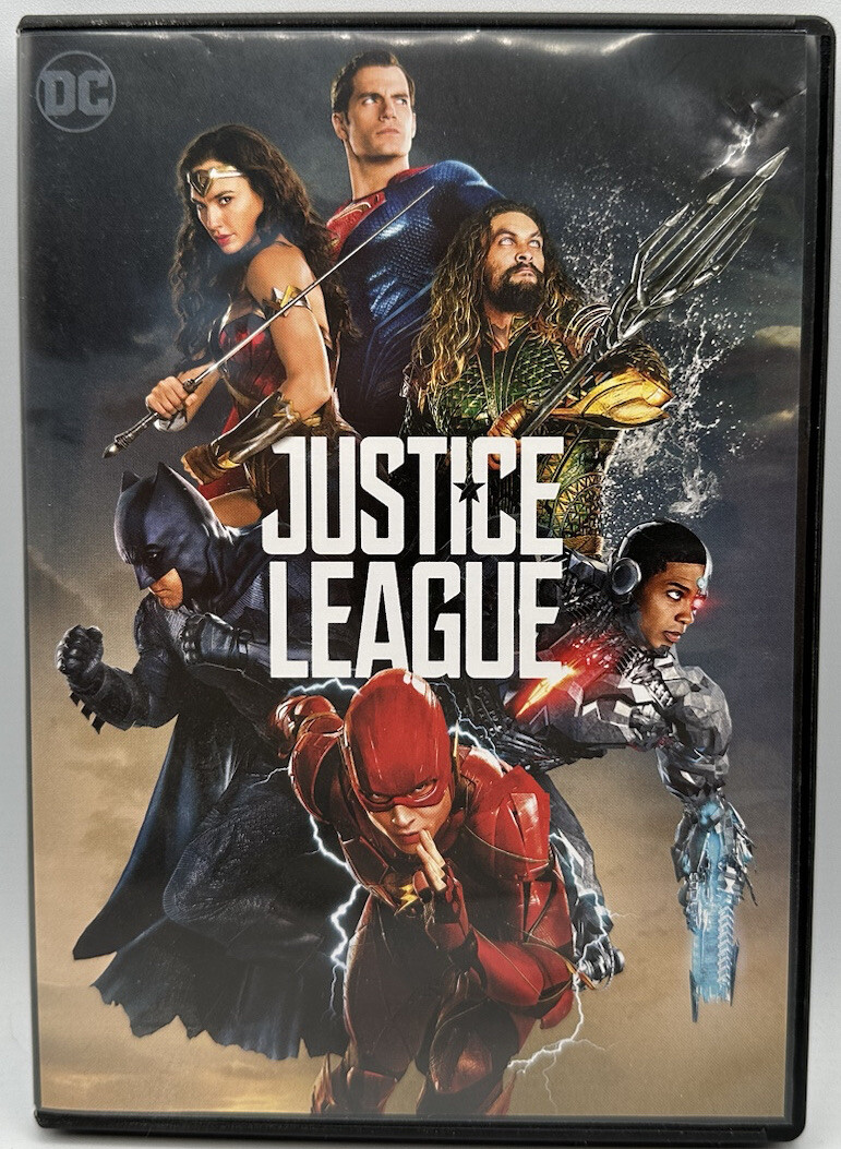 DC Justice League DVD Widescreen Ben Affleck Amy Adams Gal Gadot 2017