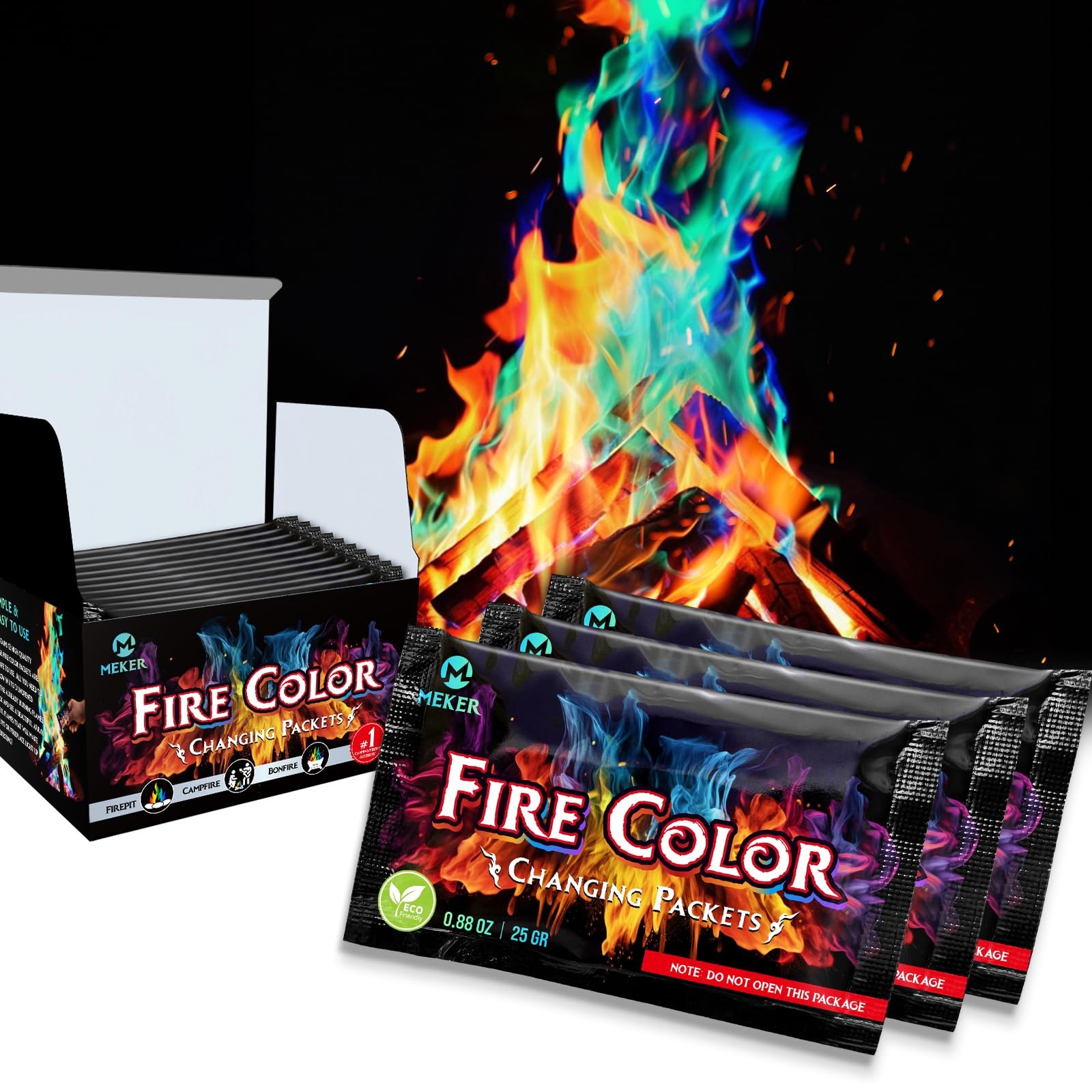 Fire Color Changing Packets Fire Pit Campfires Outdoor Fireplaces Bonfire Magic