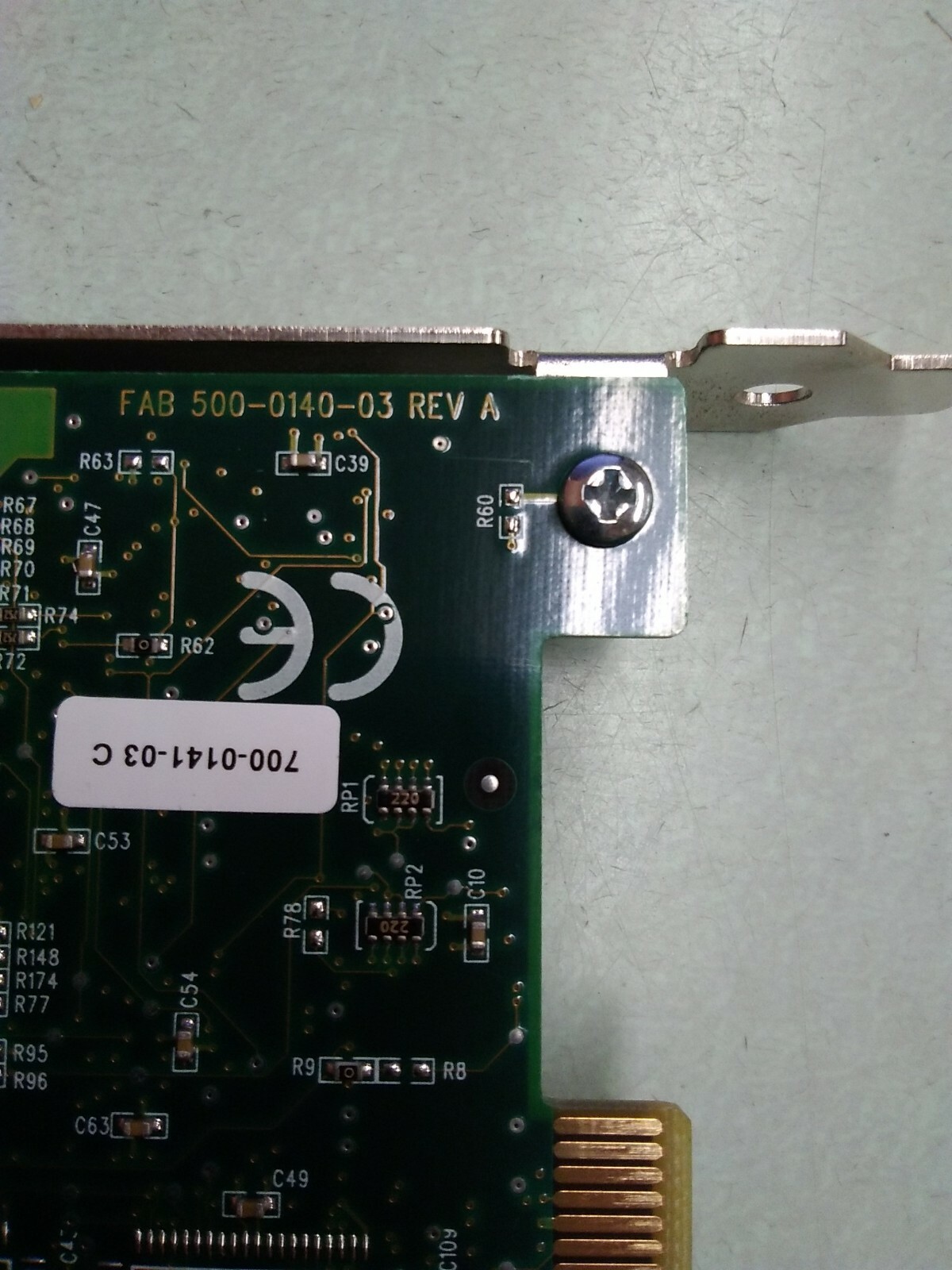 3ware 4-Port SATA RAID Controller Card 700-0141-03 FAB 500-0140-03 REV A