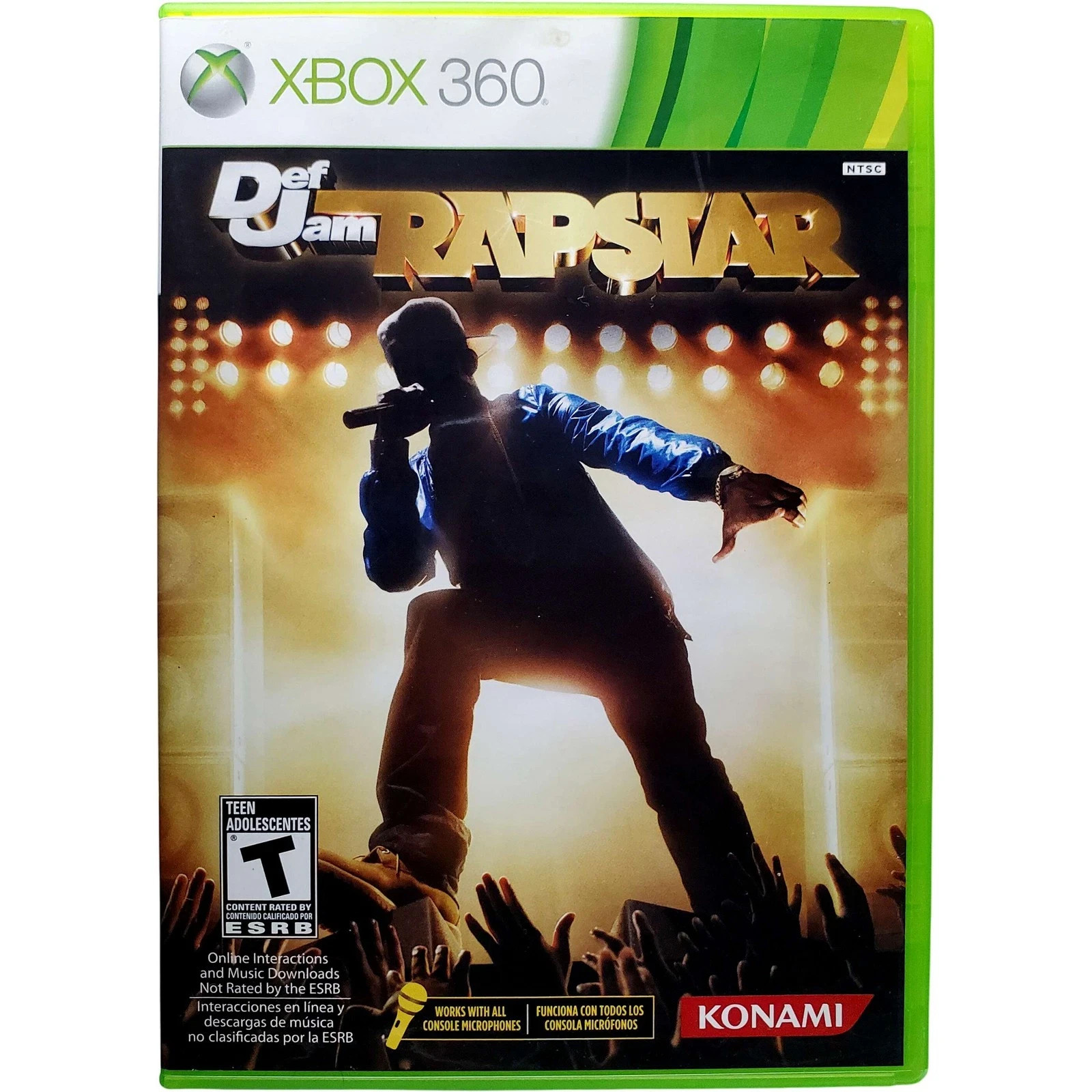 Def Jam Rapstar (Microsoft Xbox 360, Authentic Replacement Case Only