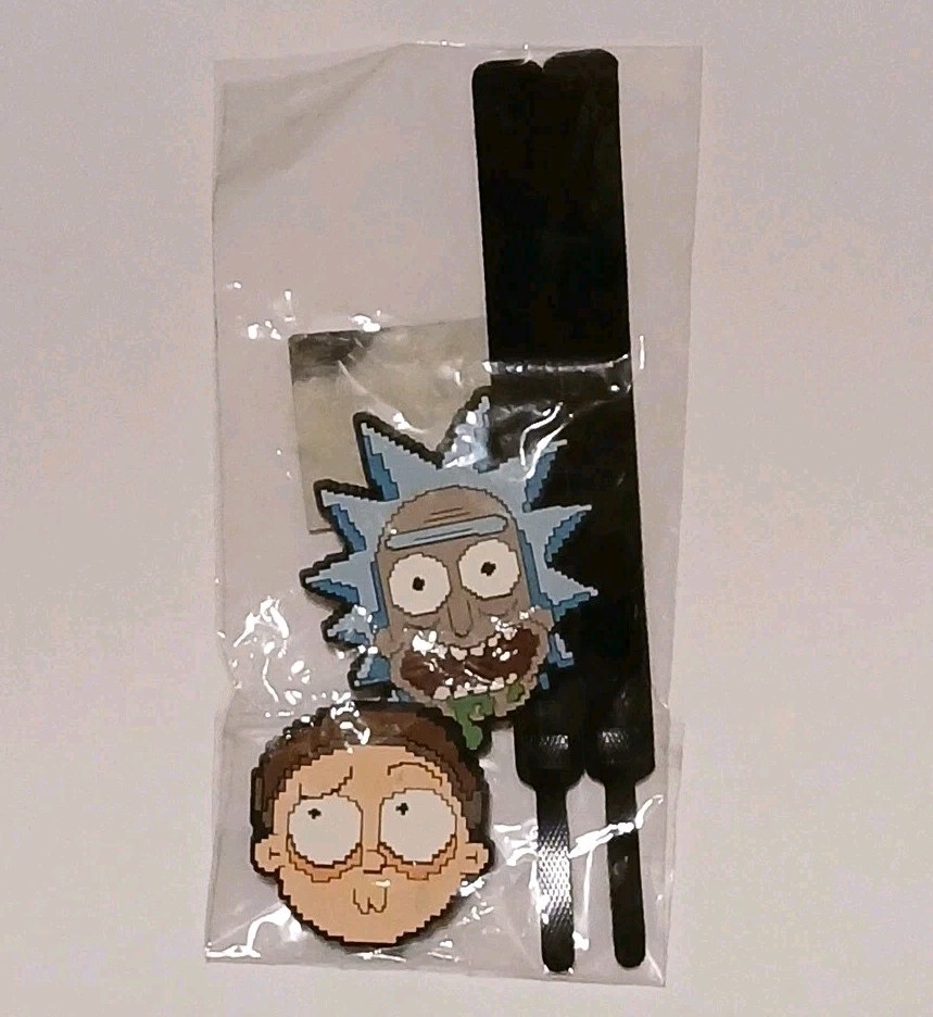 Rick & Morty Rubber Cable Ties Set Of 2 Loot Crate New