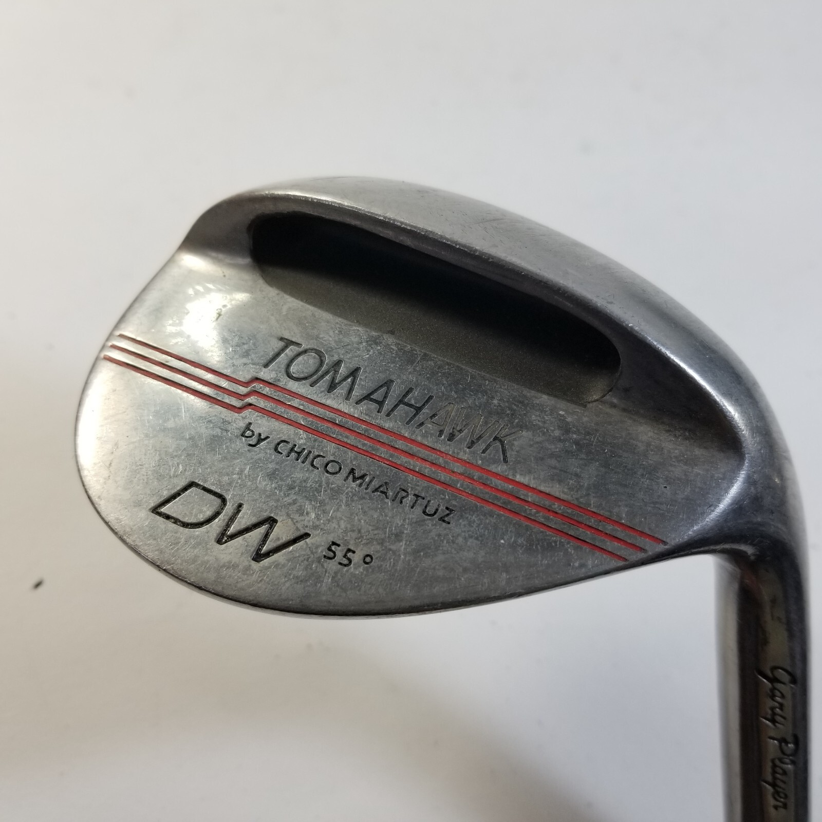 Gary Player Tomahawk DW Chico Miartuz 55 Degree Steel Sand Wedge