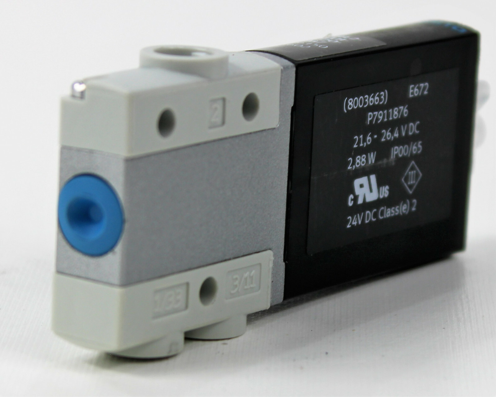 Festo Mhe2-M1h-3/20-M7 Valve 196150 21.6-26.4 VDC