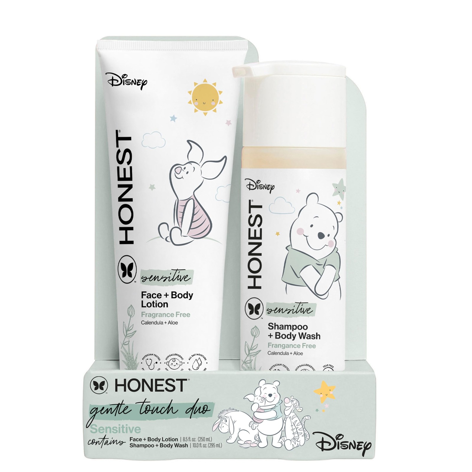 2-in-1 Shampoo and Body Wash Disney Gentle Sensitive Fragrance Free The Honest