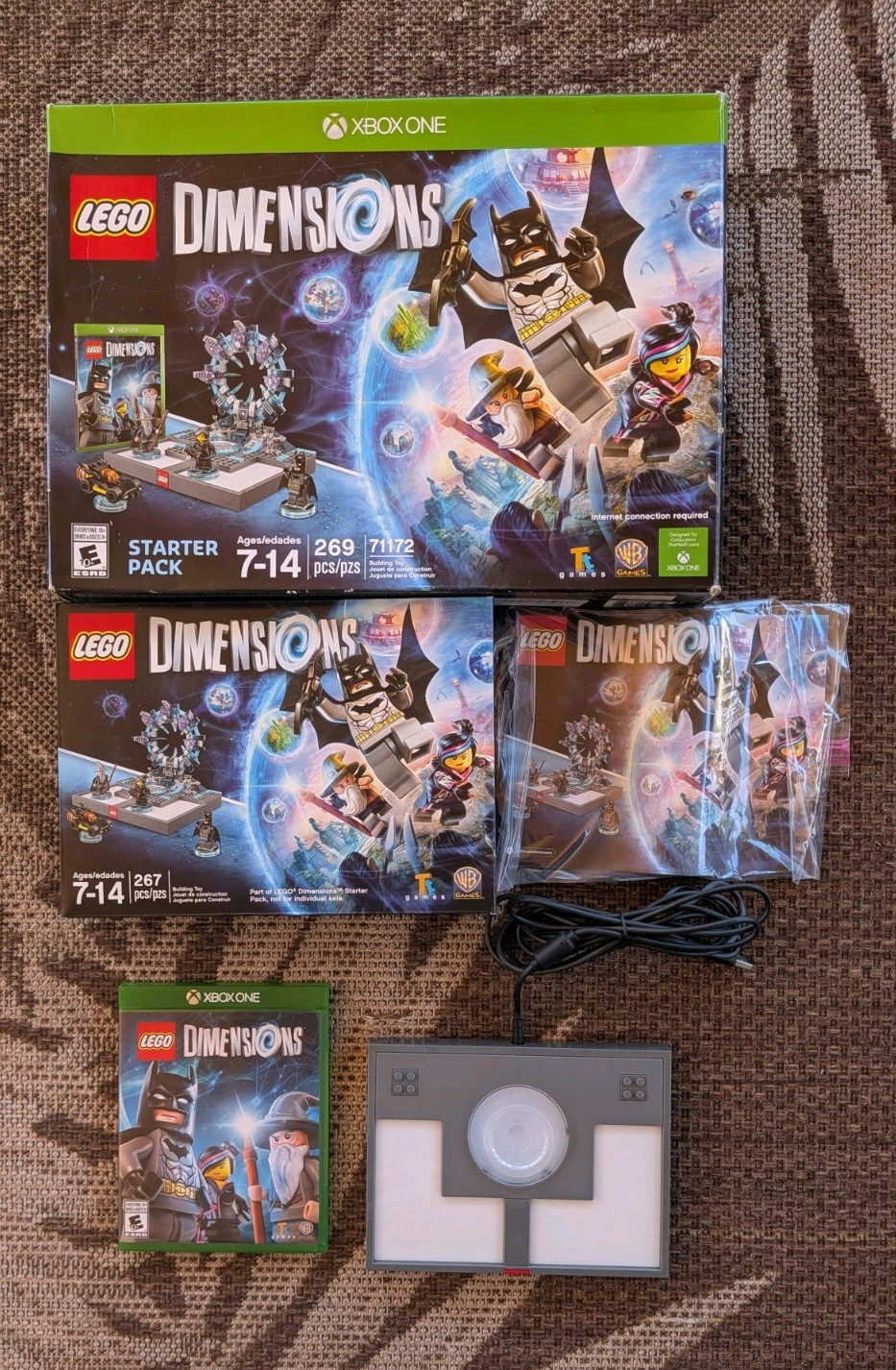 LEGO Dimensions Xbox One Starter Pack 71172 Free Shipping 
