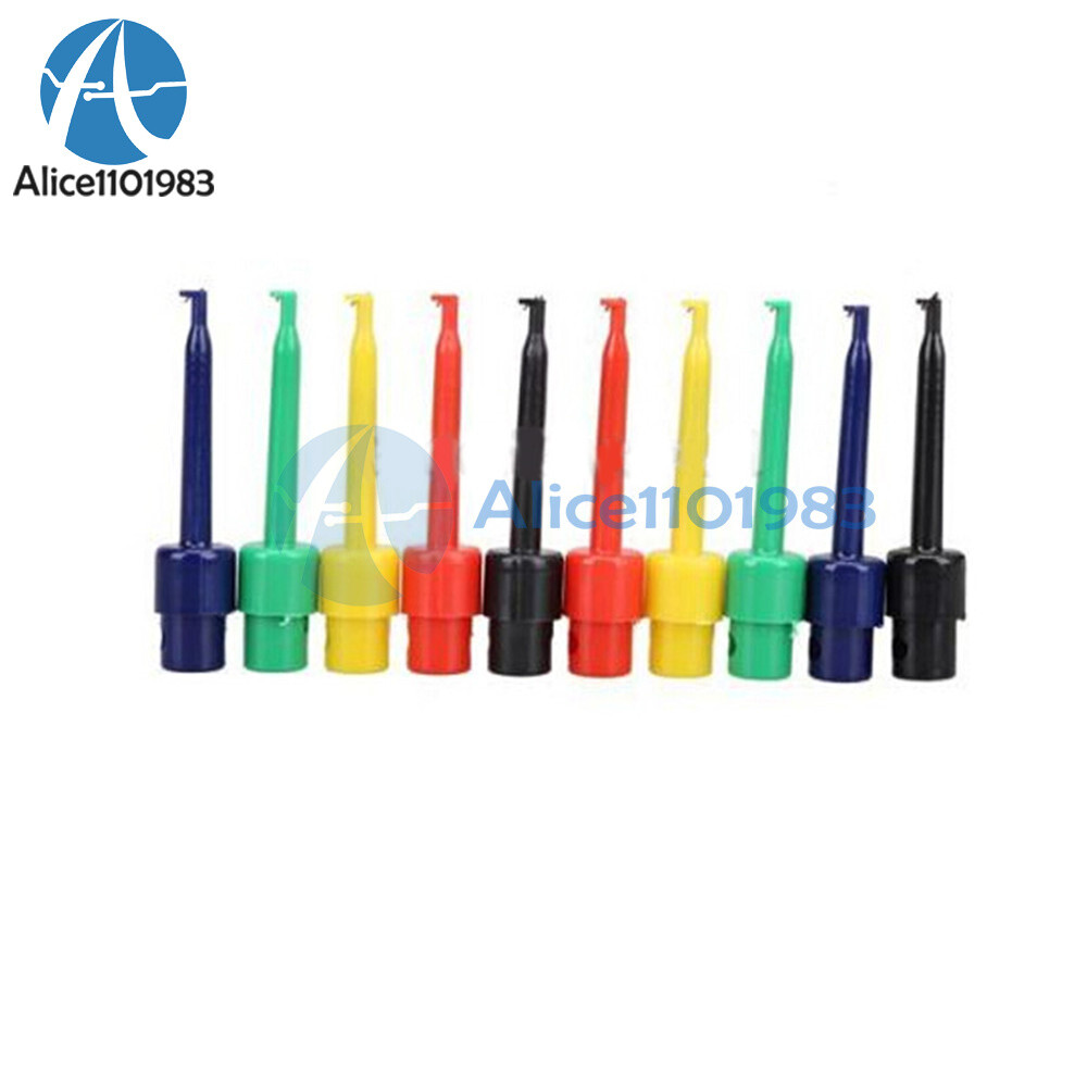 50PCS Large Size Round Single Hook Clip Test Probe for Electronic Testing