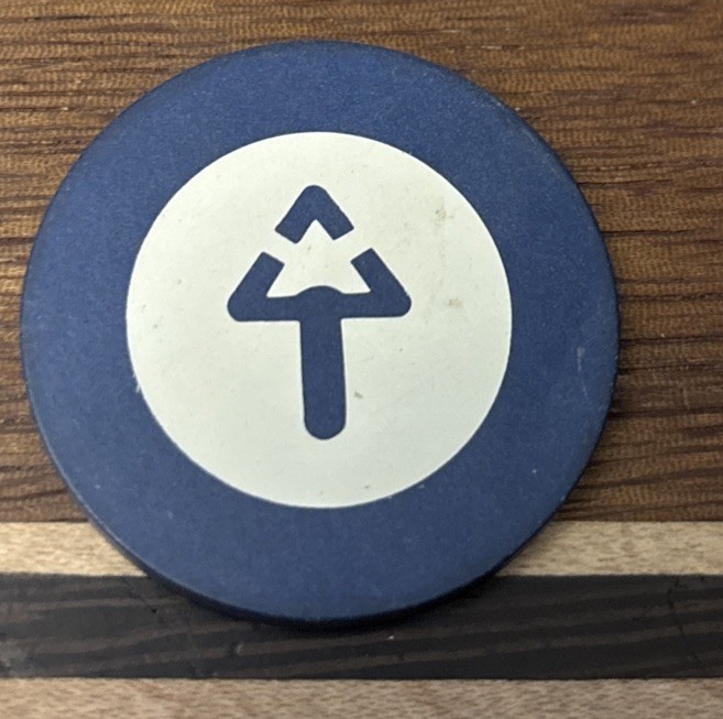 VINTAGE CLAY CASINO NCV casino gaming poker chip