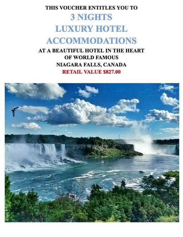 Niagara Falls CA 4 Days/3 Nights Vacation Package