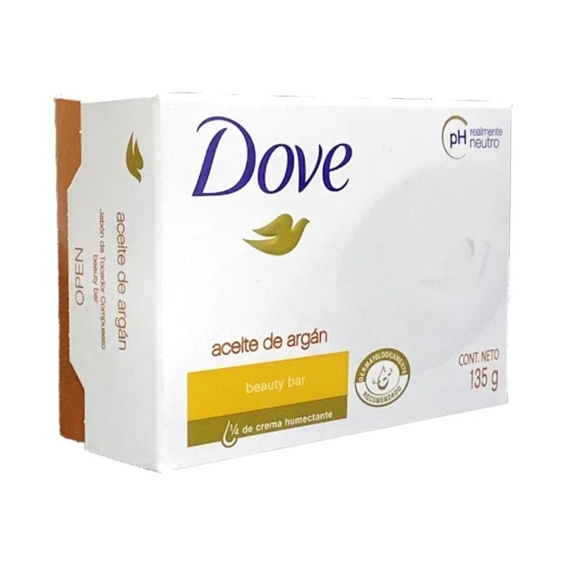 24x Dove Beauty Bar Argan Oil Moisturizing Soap New Fresh Sealed 135g
