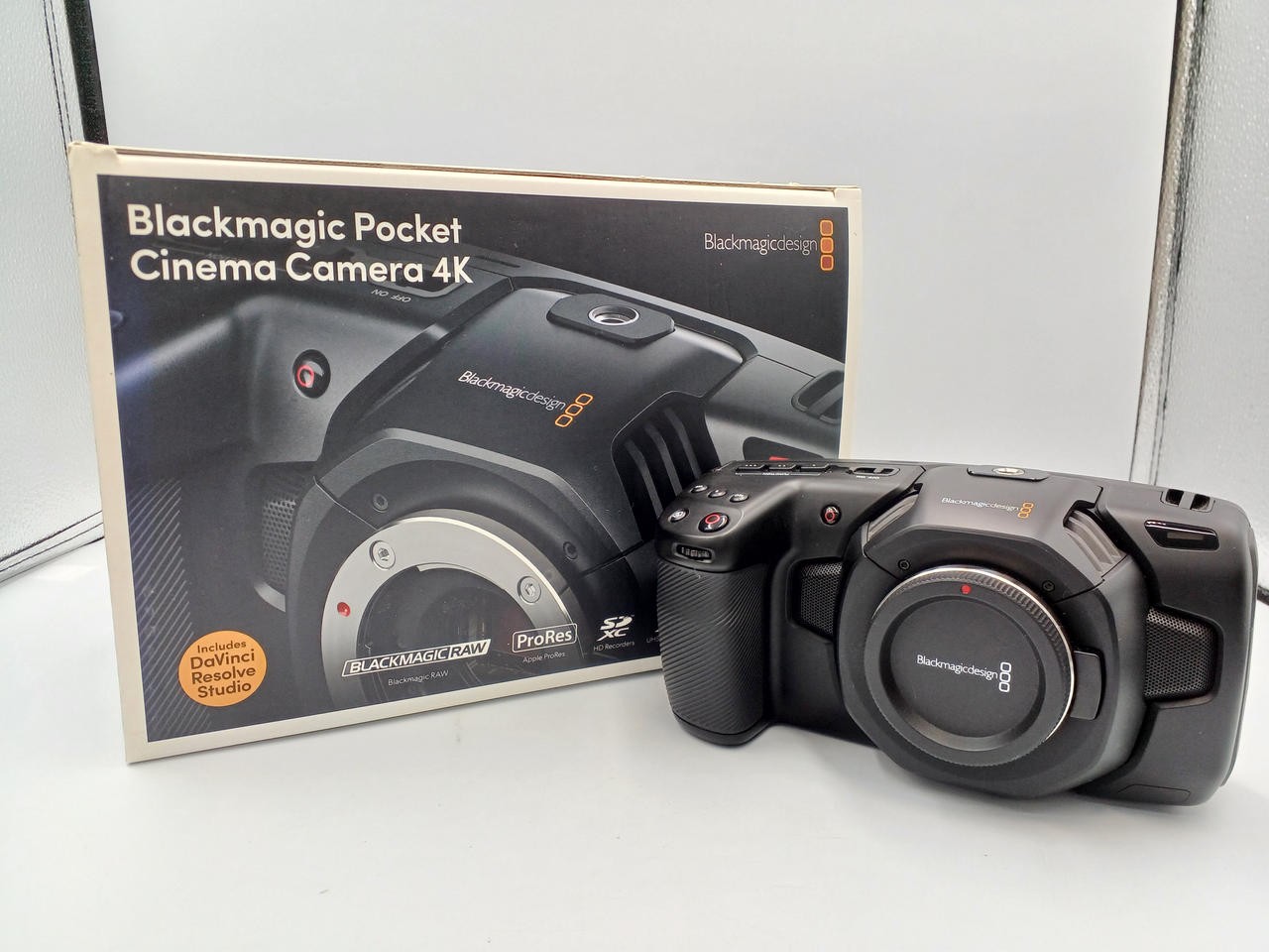 Blackmagic Pocket Cinema Camera 4K 4/3 Sensor HDR Dual ISO Used From Japan