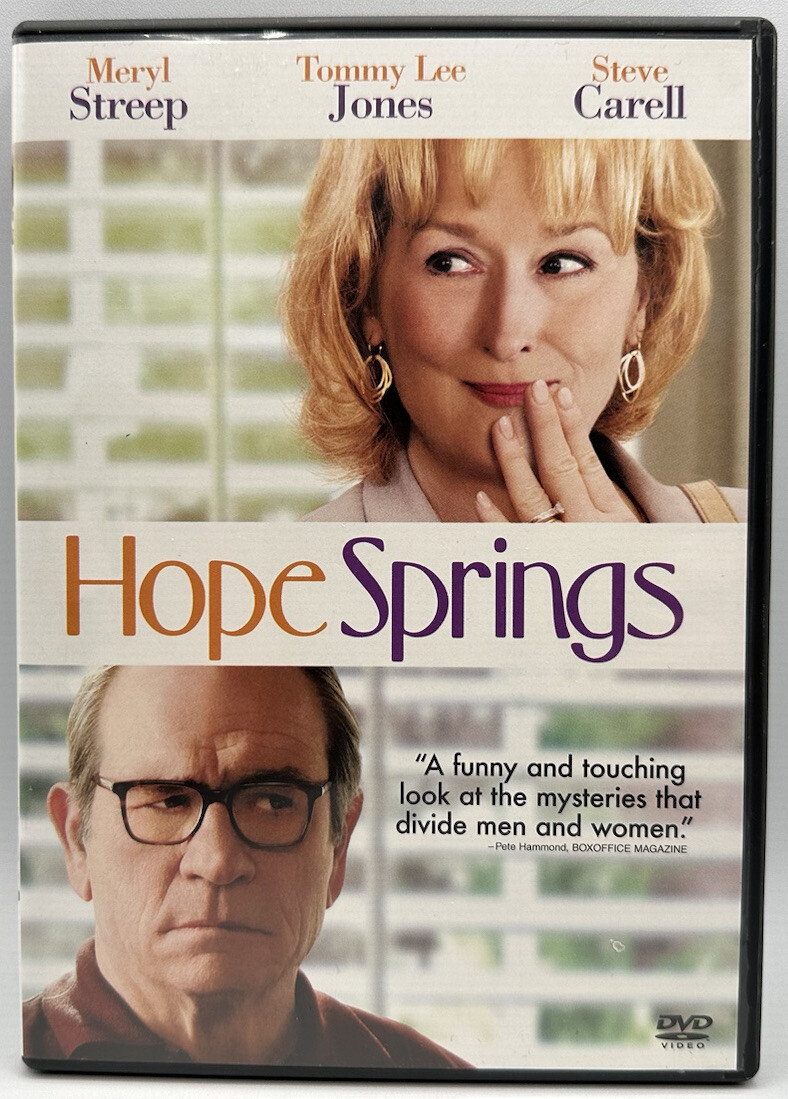 Hope Springs DVD Widescreen Meryl Streep Tommy Lee Jones Steve Carell 2012