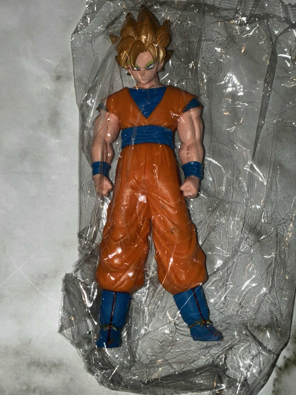 Dragon Ball Plastic Figures Lot - Goku, Majin Buu, Trunks, Beerus, Piccolo