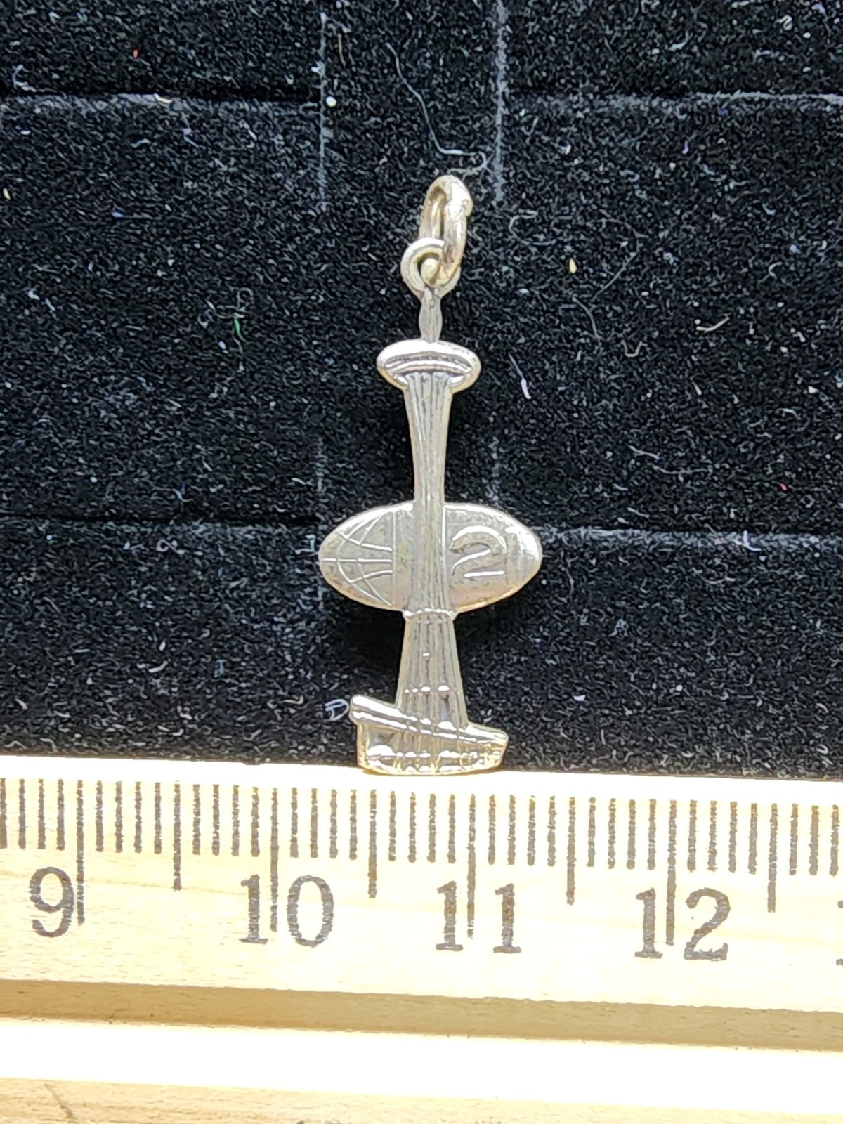 Vintage Seattle World's Fair Space Needle Sterling Silver Bracelet Charm