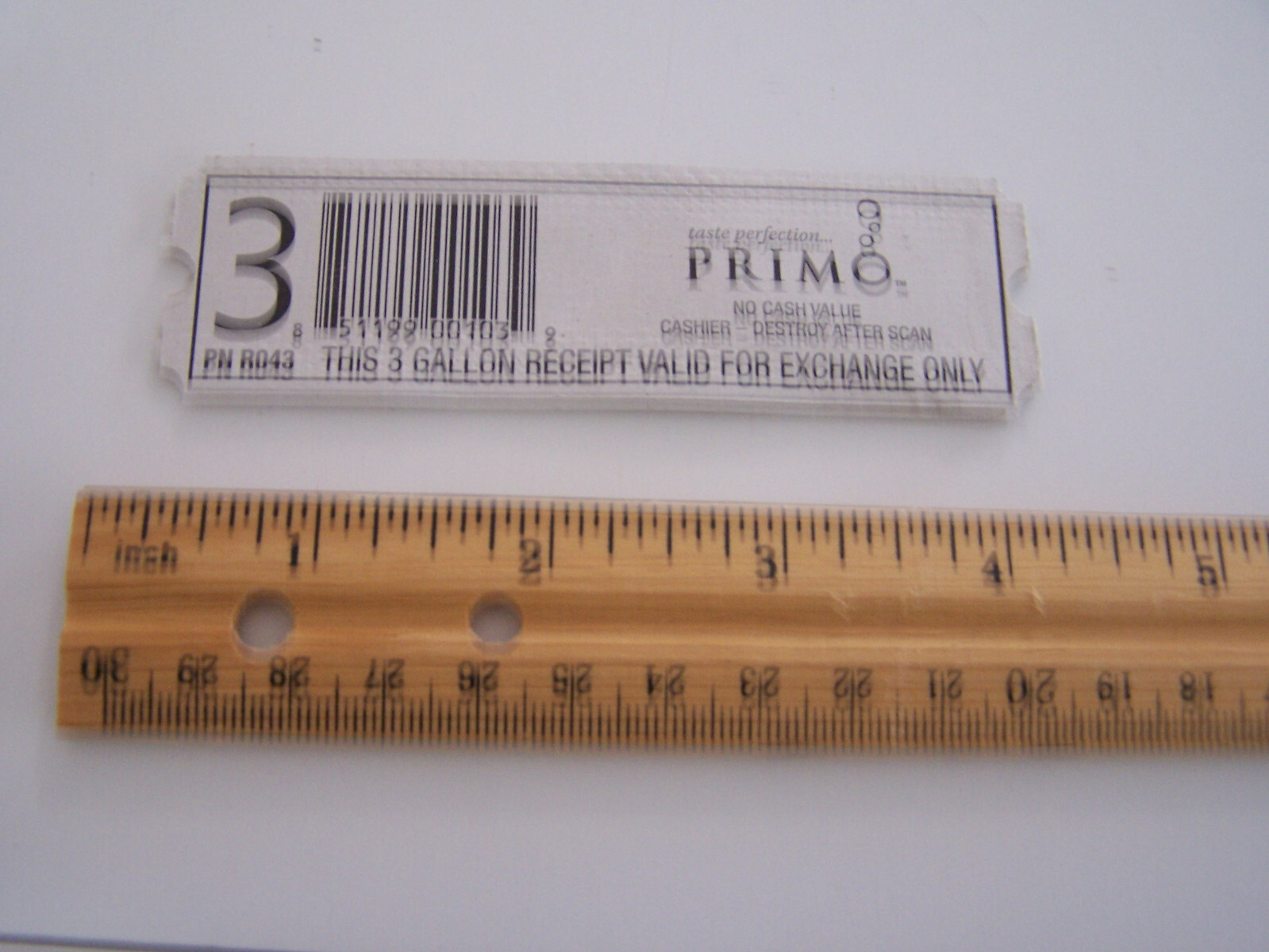 PRIMO PLASTIC  3 - GALLON WATER BOTTLE FOR EXCHANGE ONLY  NEW