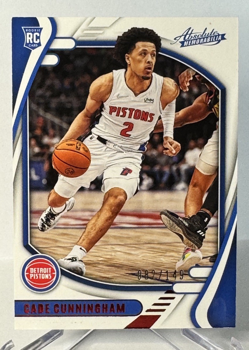 2021-22 Panini Chronicles Absolute Cade Cunningham #214 Red Rookie /149 (RC) 