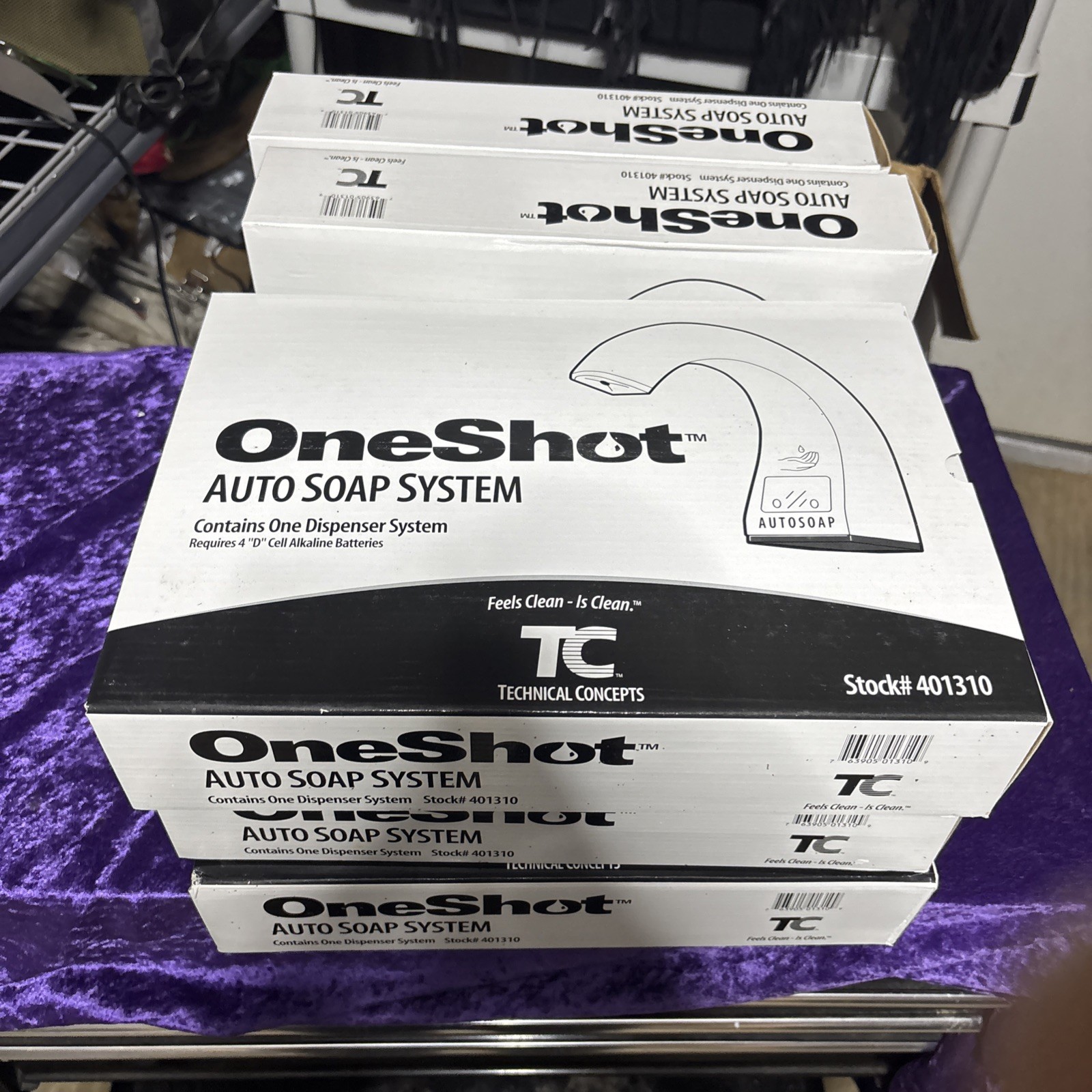 Technical Concepts OneShot Foam Automatic Chrome Soap Dispenser