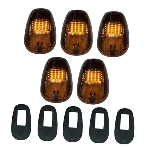 Cab Roof Marker Lights for 2003-2016 Dodge Ram 1500 2500 3500 Top Light Roof 