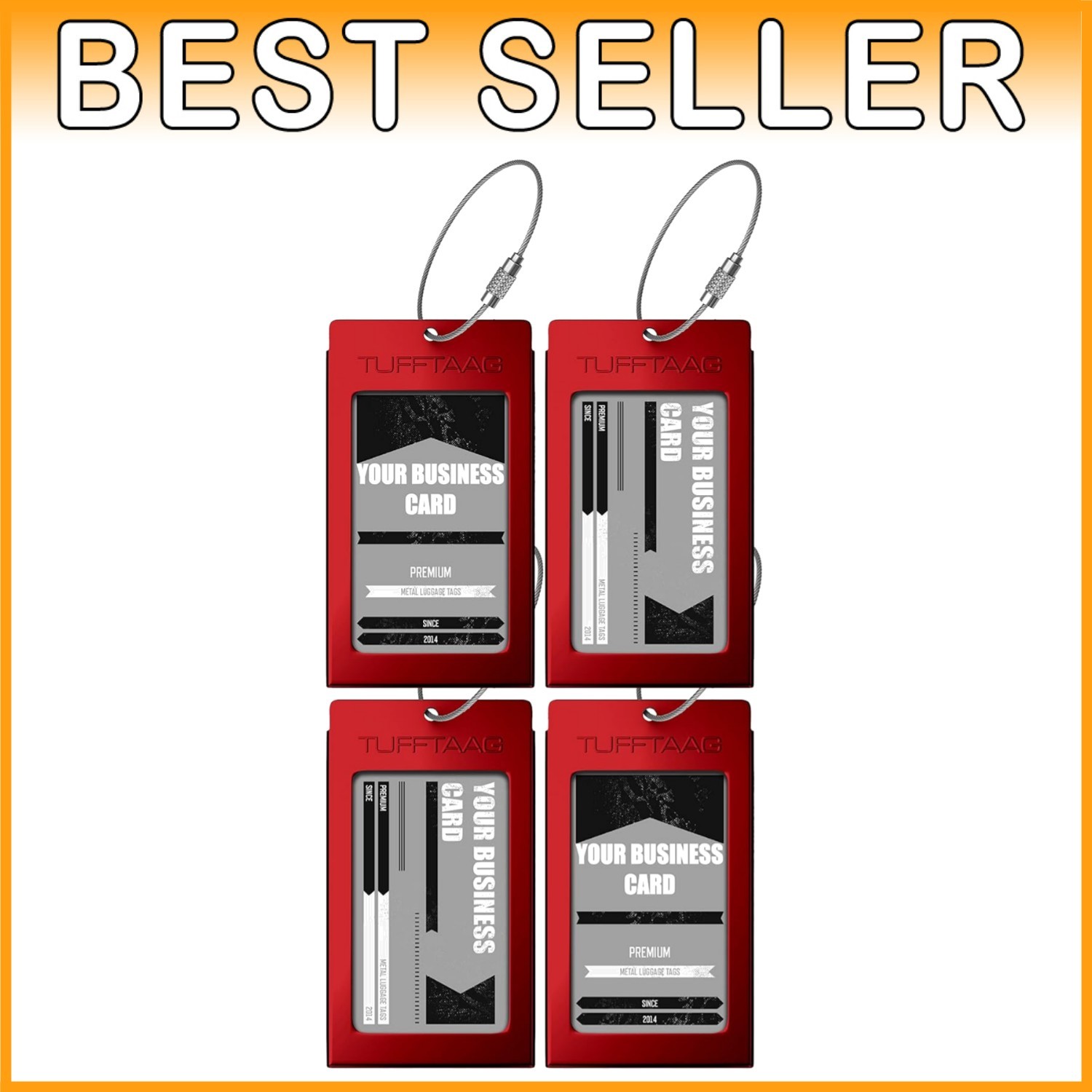 Personalized Business Card Luggage Tags