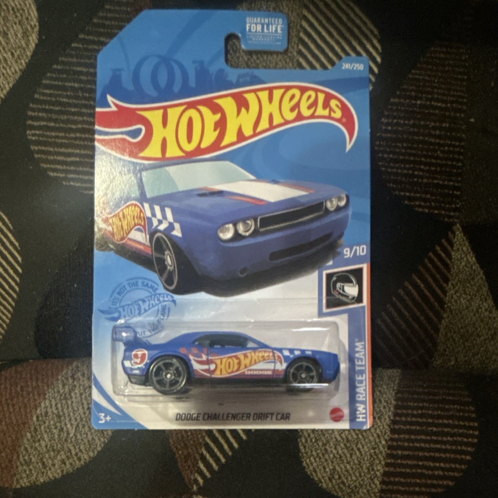 Hot Wheels Dodge Challenger Drift Car HW Race Team 1:64 Diecast Car Blue