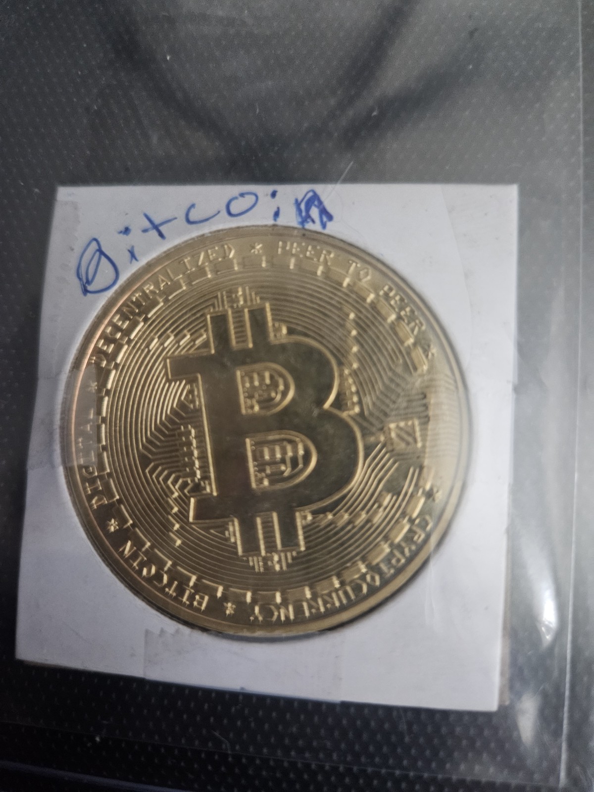 Bitcoin Crypto-Collectible Physical Coin