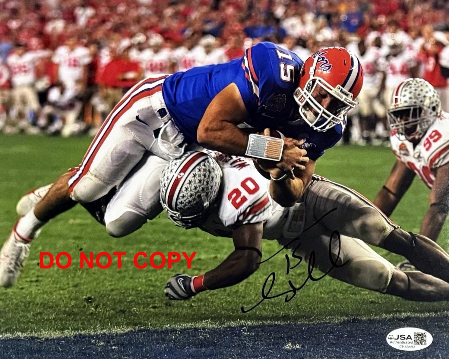 Tim Tebow FLORIDA GATORS Signed Autographed REPRINT 8x10 Photo RP 2