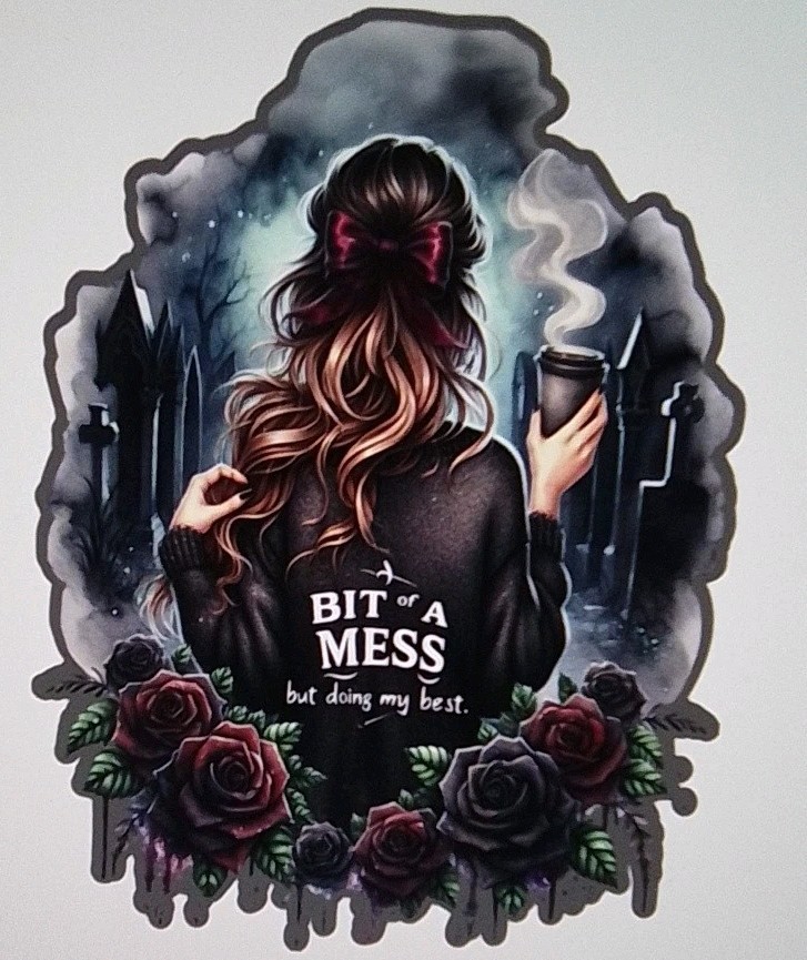 Iron On Heat Transfer Decal On 8.5x11 Sheet