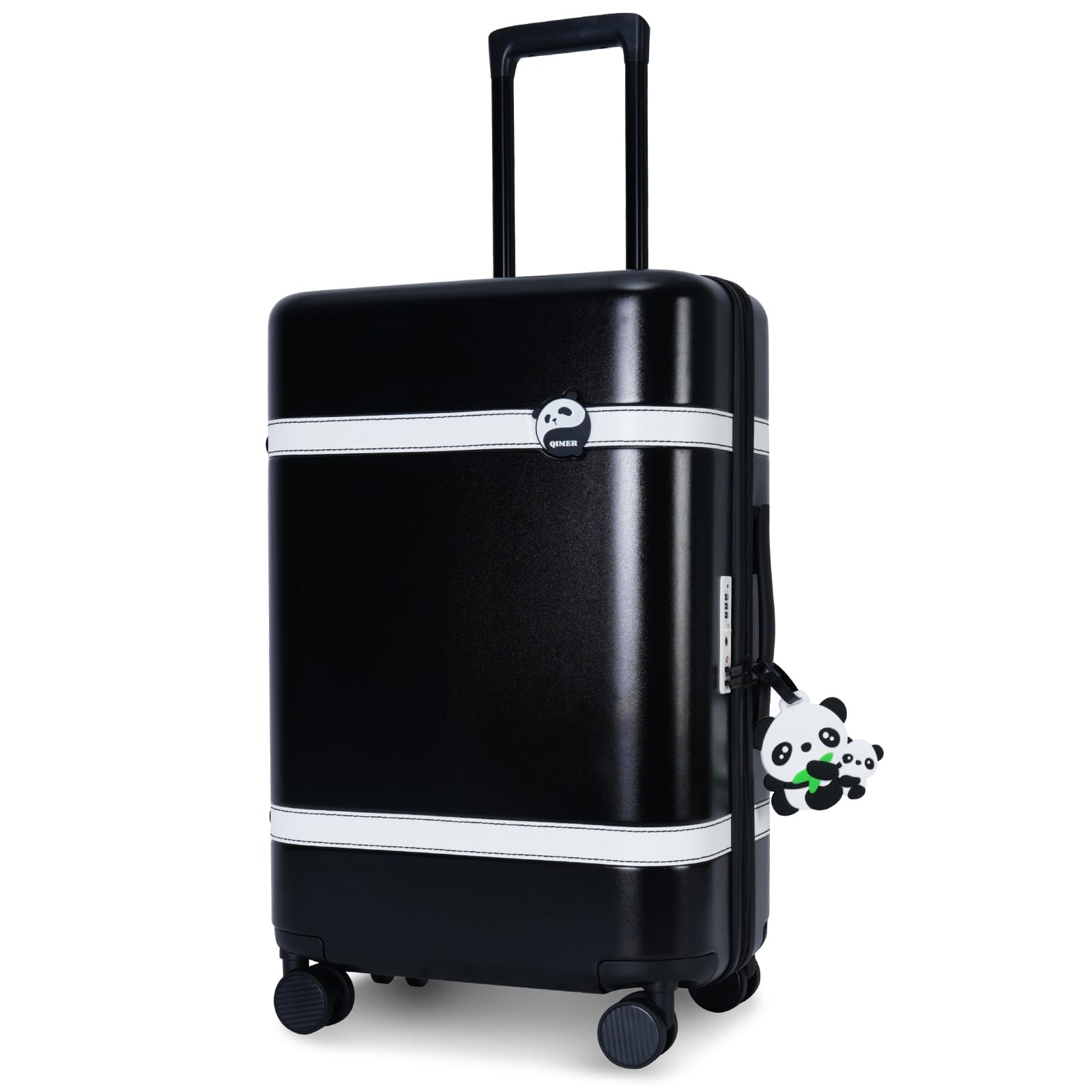 24 Inch Luggage Suitcase Lightweight with Spinner Wheels TSA Lock Hardside Me...