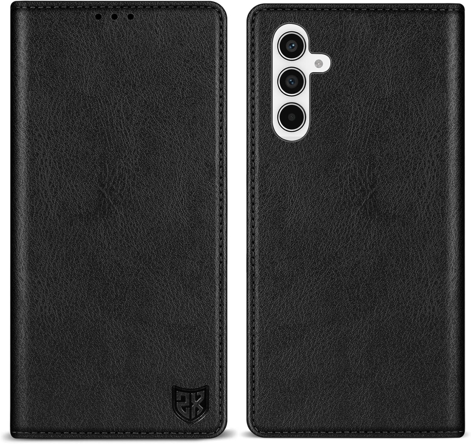 Samsung Galaxy S24 Plus Wallet Case with RFID Blocking Card Slot Stand Black 6.7