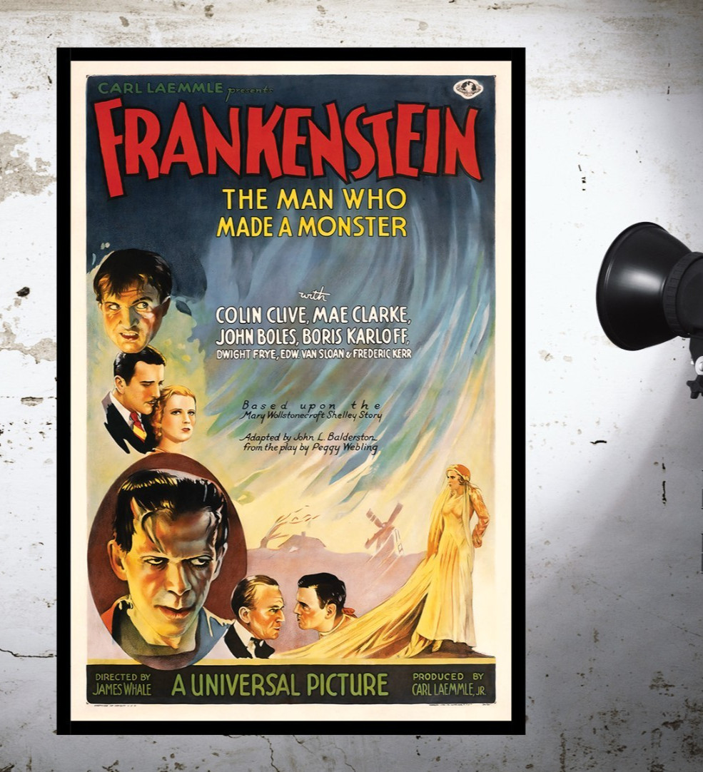 Frankenstein Movie Poster High Quality Paper 24"x36"