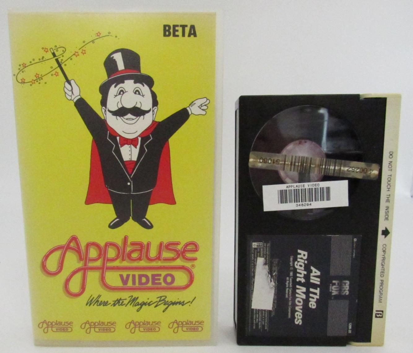 All the Right Moves Tom Cruise 1983  Beta Tape (NOT VHS) Tested Video