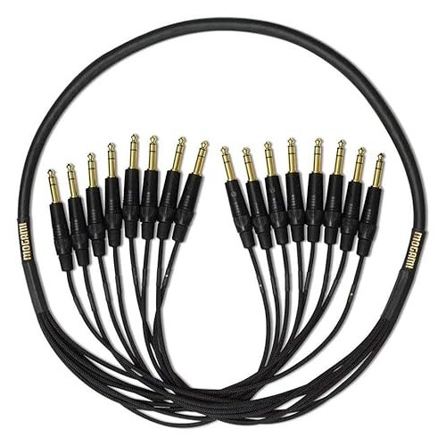 Mogami GOLD 8 TRSTRS-15 8 x 1/4" TRS Male to 8 x 1/4" TRS Male Fan-Out Audio