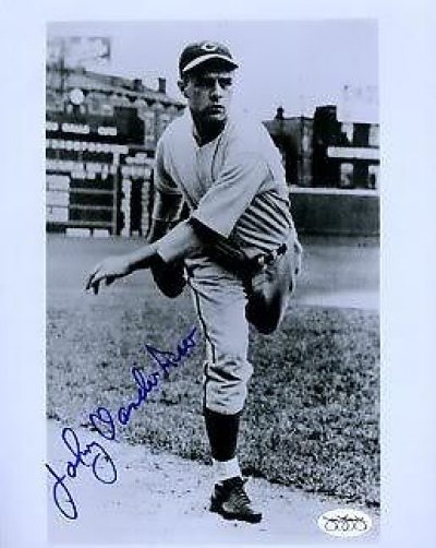 Johnny Vandeer Meer Signed Jsa Certed Sticker 8x10 Photo Autograph Authentic 