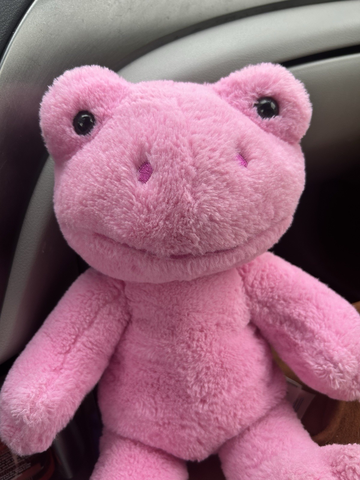 BUILD A BEAR WORKSHOP PINK SPRING FROG PLUSH ANIMAL FULL SIZE 16"