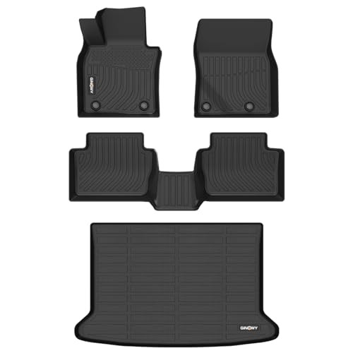 GINOWY-Floor Mats & Cargo Liner Set for 2020-2026 Mazda CX30 (Only AWD), TPE All