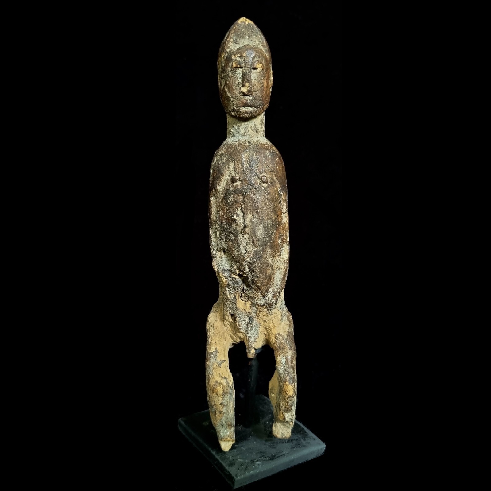 Antique Baule Ancestor Figure African Tribal Wood Fetish 7.5 inch Rare Old Art
