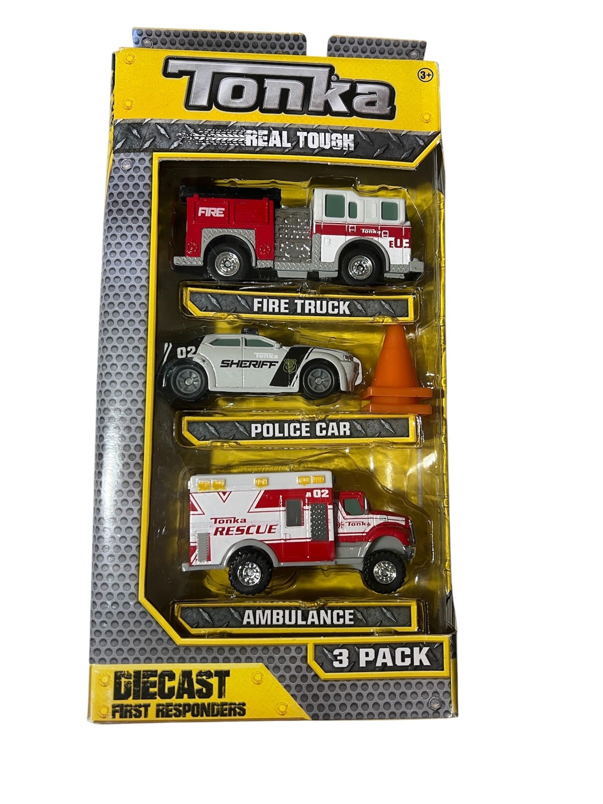 Tonka Real Tough Diecast First Responders 3 Pack