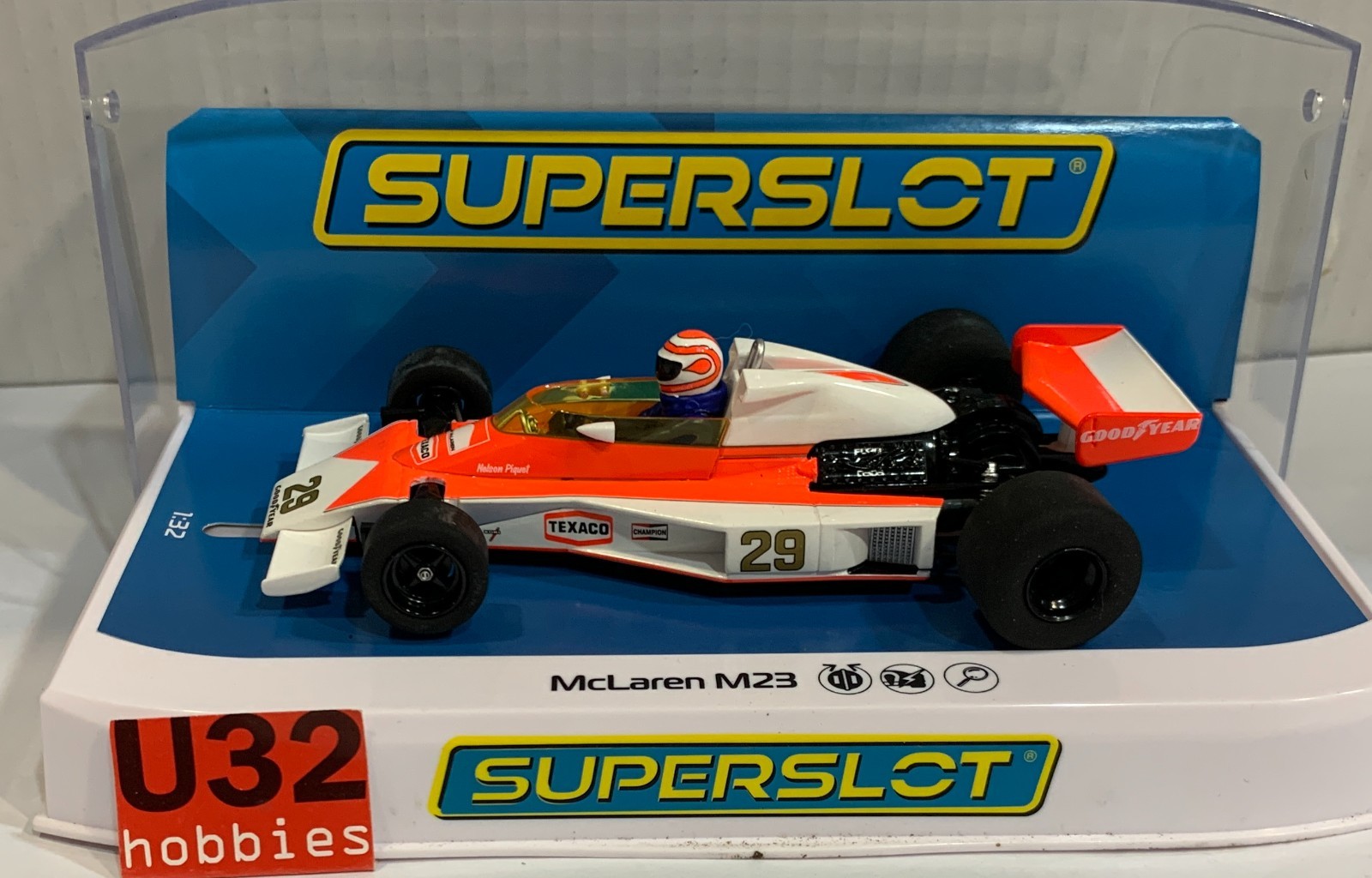 Slot Car Scx superslot H4308 Mclaren M23 F1 1978 Nelson Piquet Scalextric UK