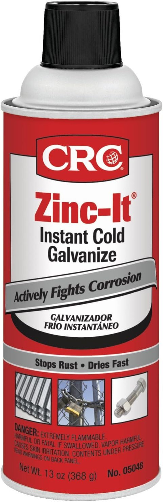 05048 Zinc-It Instant Cold Galvanize - 13 Wt Oz,Gray