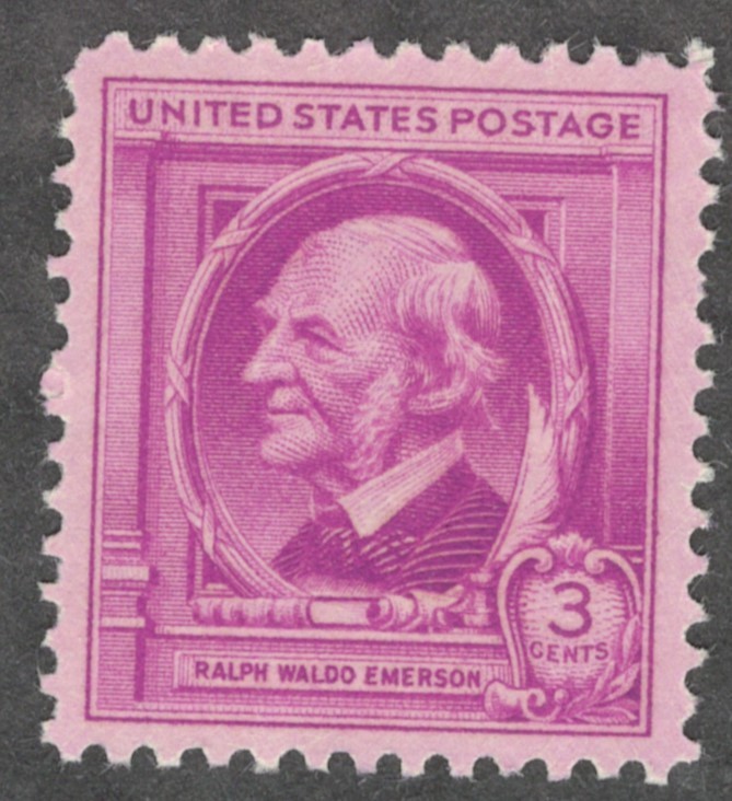 US. 861. 3c. Ralph Waldo Emerson, American Author. MLH. 1940