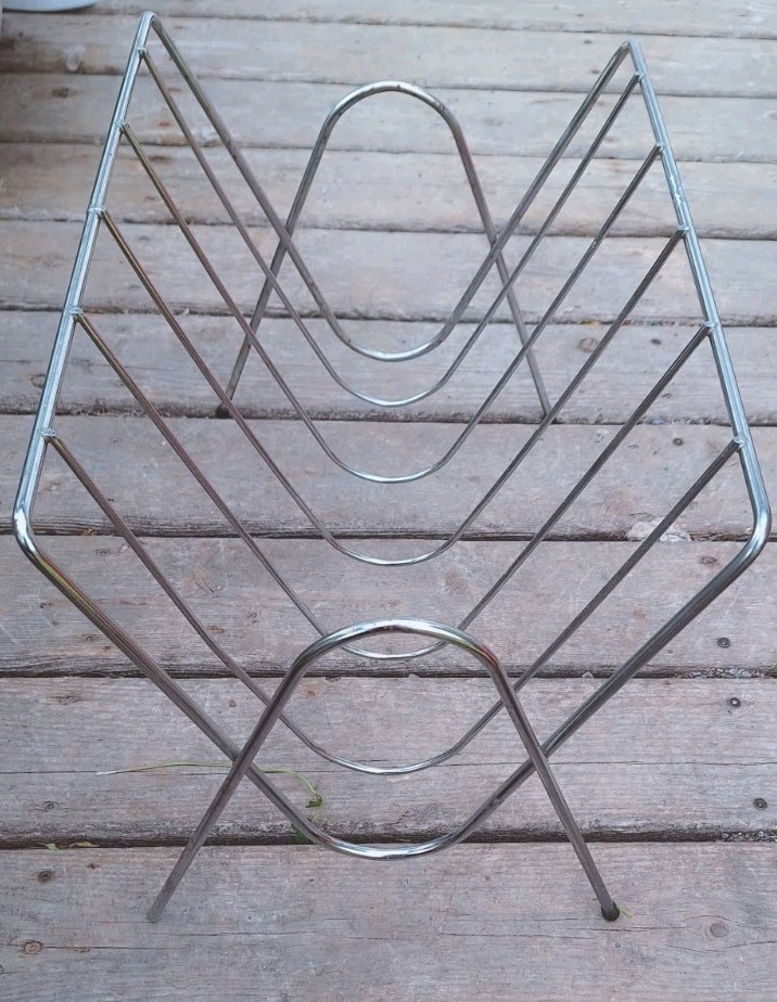 Vintage Mid Century Magazine Rack