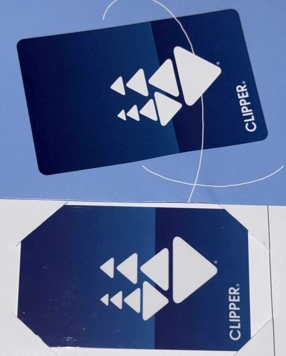 CLIPPER Card  $300- SF Bay Area Transit (BART, Muni, Caltrain)