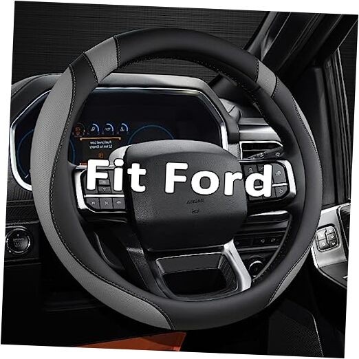  Customized Auto Car Steering Wheel Cover for Ford F-150, F-250, F-350, 