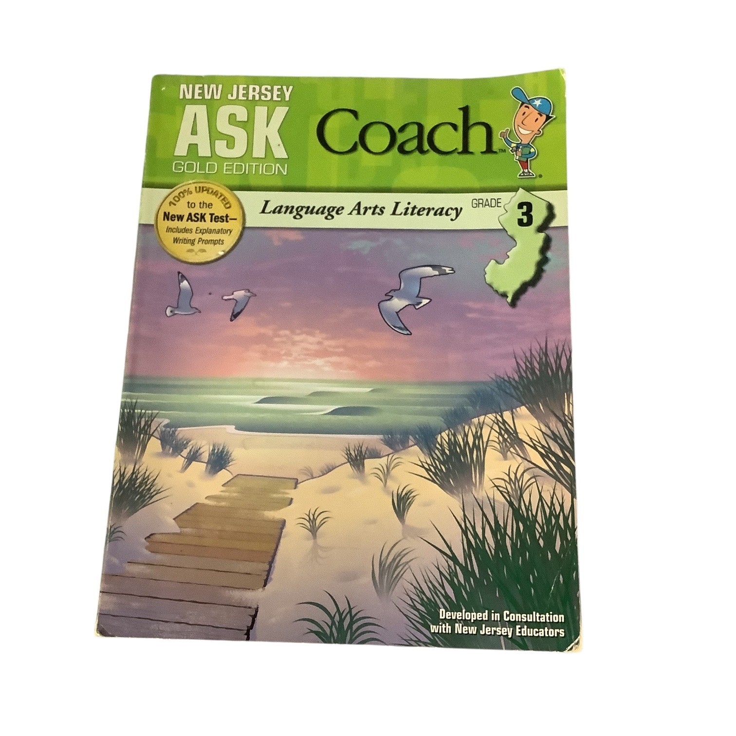 New Jersey ASK Coach Gold Edition Grade 3 Language Arts Literacy Workbook
