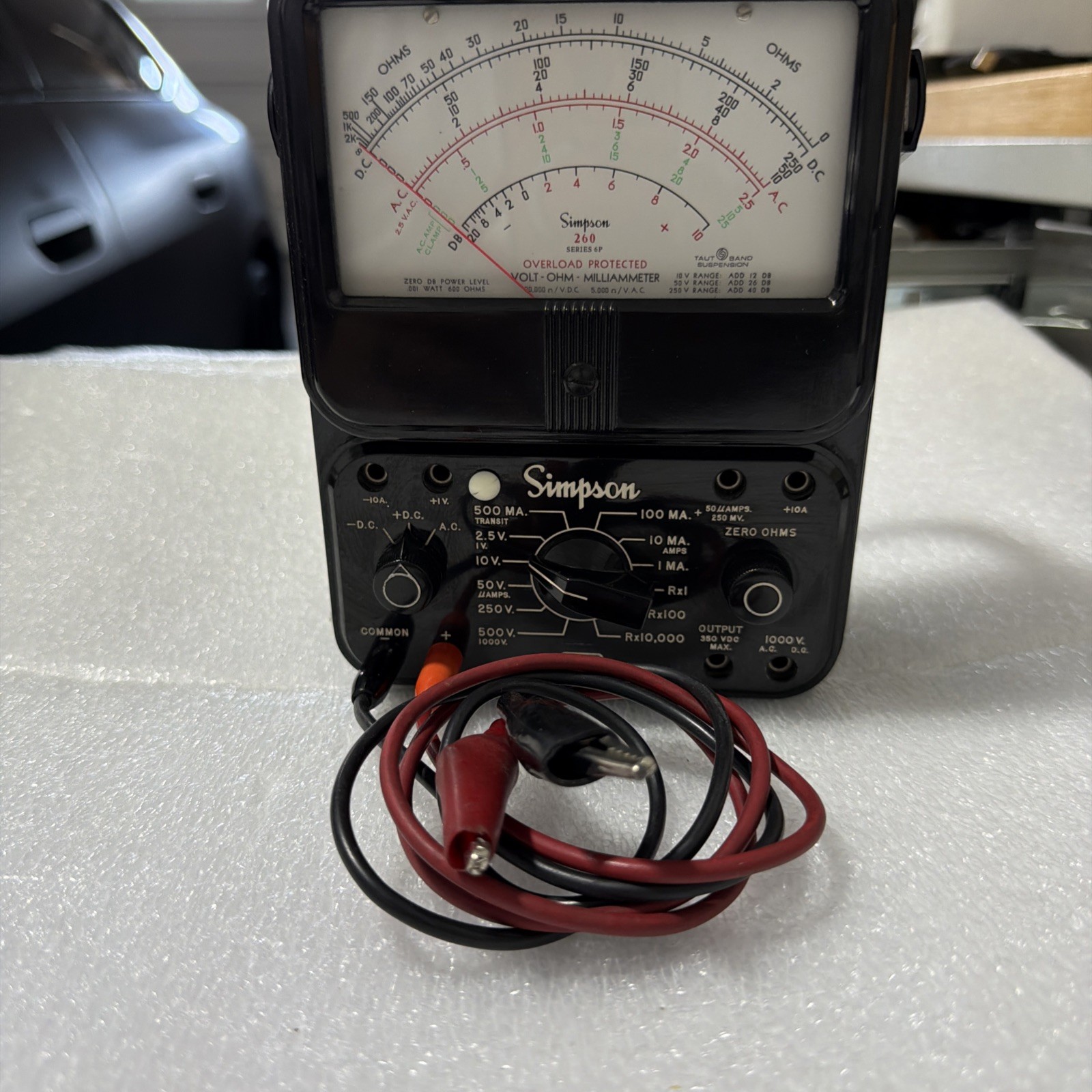 Simpson 260 Series 6P Volt-Ohm-Milliammeter (VOM)