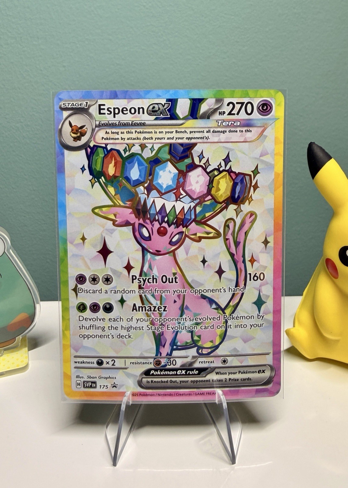 Espeon ex SVP175 Sv: Scarlet & Violet Promo Cards Holo