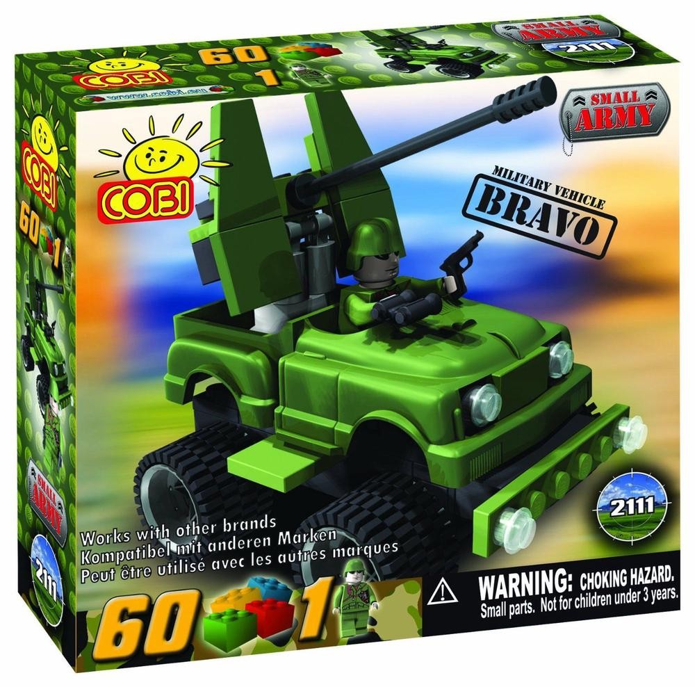 Small Army - 60 Piece Bravo Military Vehicle Construction Set - COBI