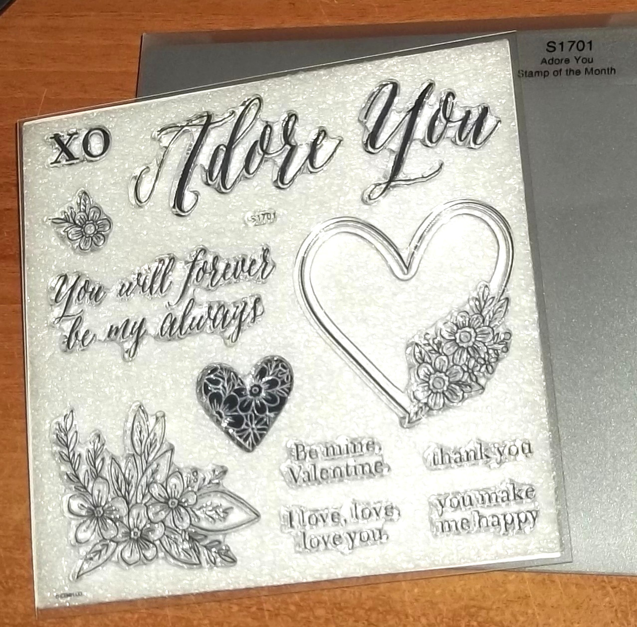 CTMH S1701 ADORE YOU ~ You will forever be my always, I love love love you, XO