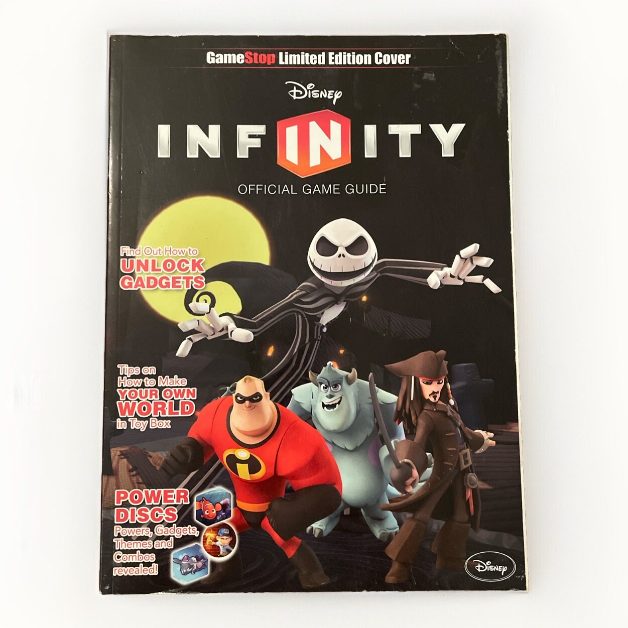 Disney Infinity Official Game Guide by Prima Gamestop Limited Edition Cover