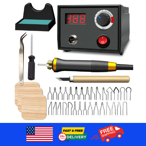 LH30-1 Wood Burning Tool,Wood Burning Kit Pen 25~750℃,Professional Wood Burning