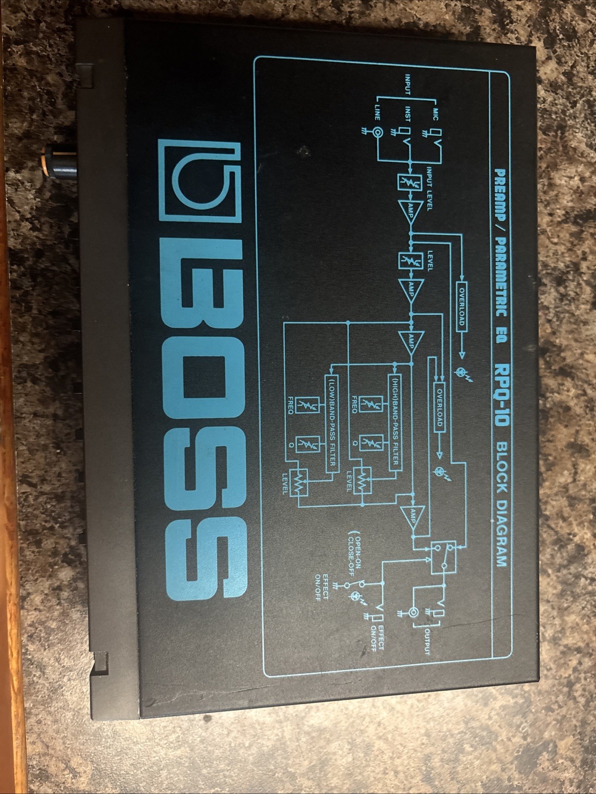 BOSS RPQ-10 Preamp Parametric EQ Micro Rack Guitar Effects 